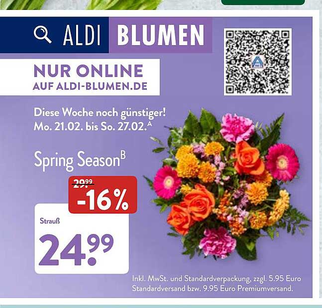 Blumen Spring Season Angebot bei ALDI Nord 1Prospekte.de