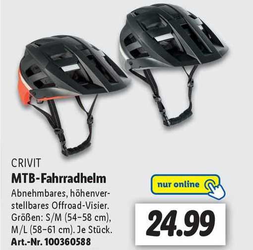 Crivit Mtbfahrradhelm Angebot bei Lidl 1Prospekte.de