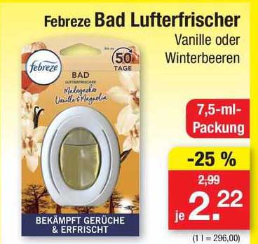 febreze Bad-Lufterfrischer 7,5 ml Angebot bei Thomas Philipps
