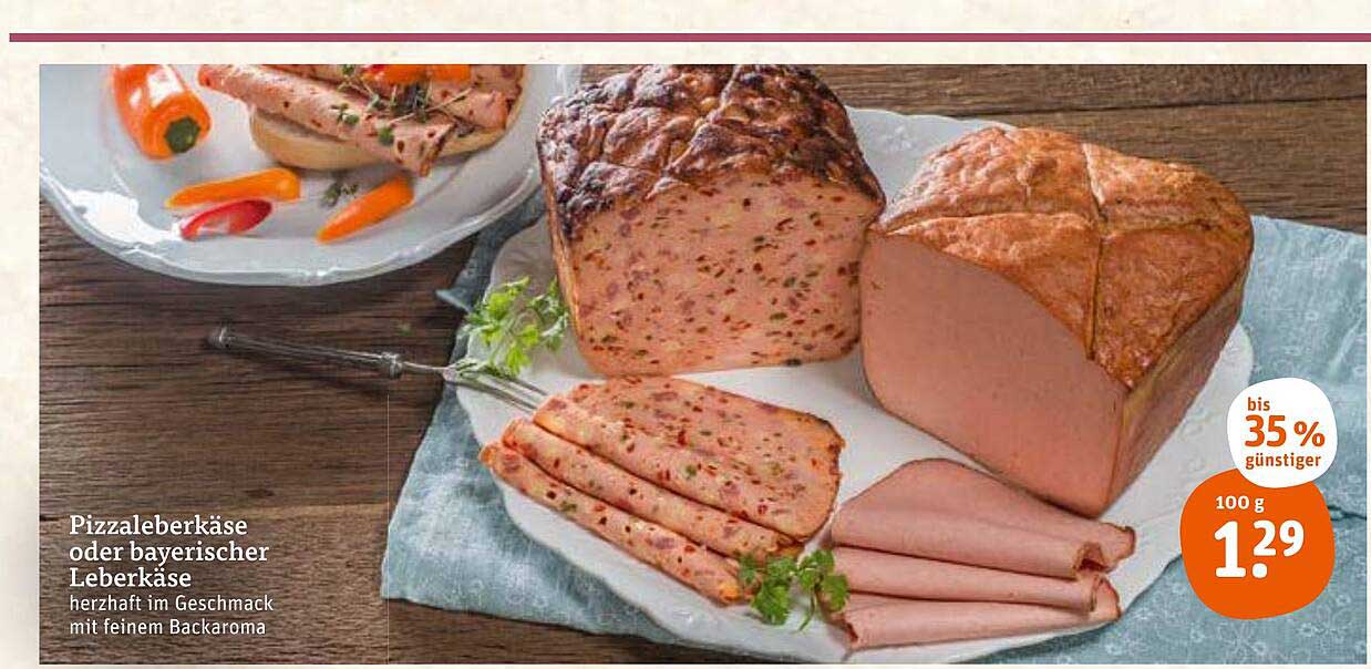 Pizzaleberkäse Oder Bayerischer Leberkäse Angebot bei Tegut - 1Prospekte.de