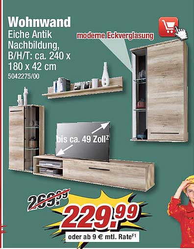 Wohnwand Angebot bei POCO