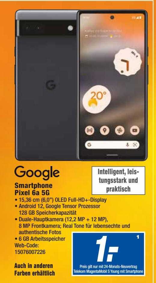 HEM Expert Google Smartphone Pixel 6a 5g