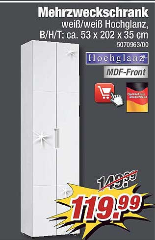 Mehrzweckschrank Angebot bei POCO 1Prospekte.de