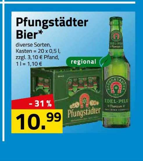 Logo Getränkemarkt Pfungstädter Bier