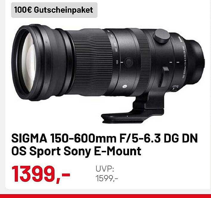 Sigma 150-600mm F-5-6.3 DG DN OS Sport Sony E-mount Angebot bei FOTO ...