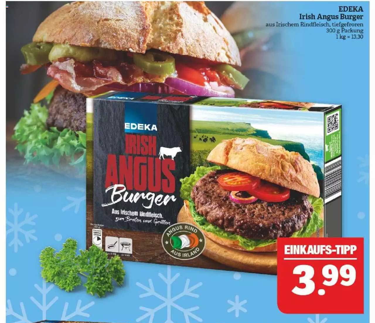 Edeka Irish Angus Burger Angebot bei Marktkauf 1Prospekte.de