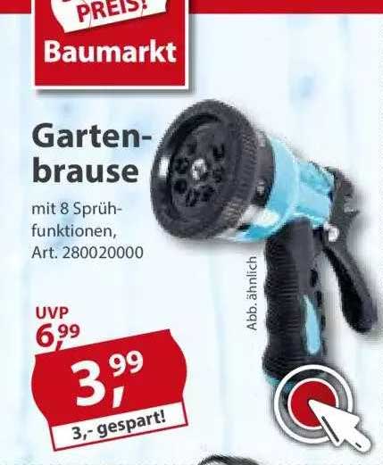 Gartenbrause Angebot bei Sonderpreis Baumarkt 1Prospekte.de