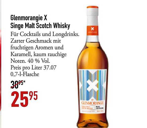 DINEA Glenmorangie X Single Malt Scotch Whisky