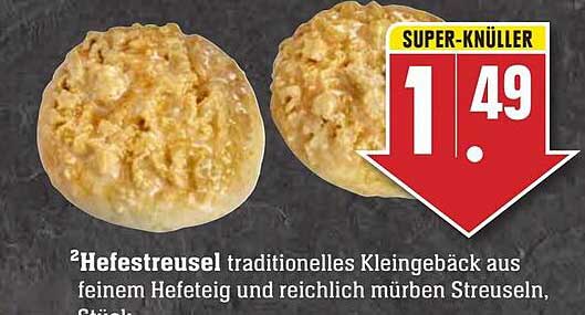 Hefestreusel Angebot bei Scheck-in-Center - 1Prospekte.de