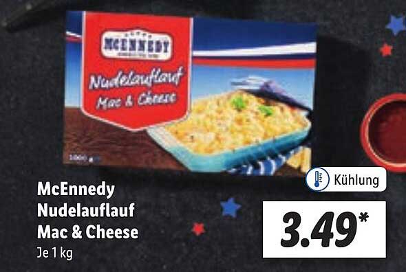 Mcennedy bei Angebot Mac & Nudelauflauf Lidl Cheese