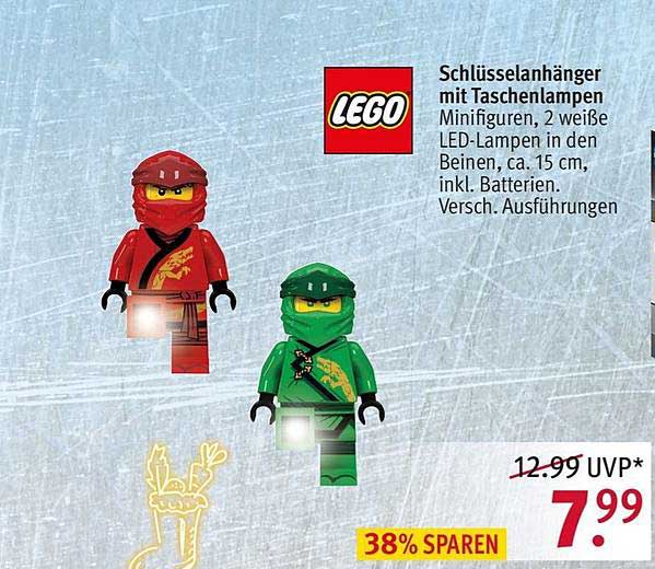 ROSSMANN bei Lego Schlüsselanhänger Taschenlampen Mit Angebot