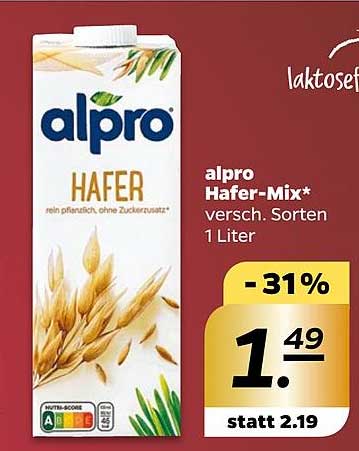 Alpro Hafer-mix Angebot bei Netto - 1Prospekte.de