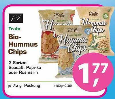 Erdi Biomarkt Trafo Bio-hummus Chips
