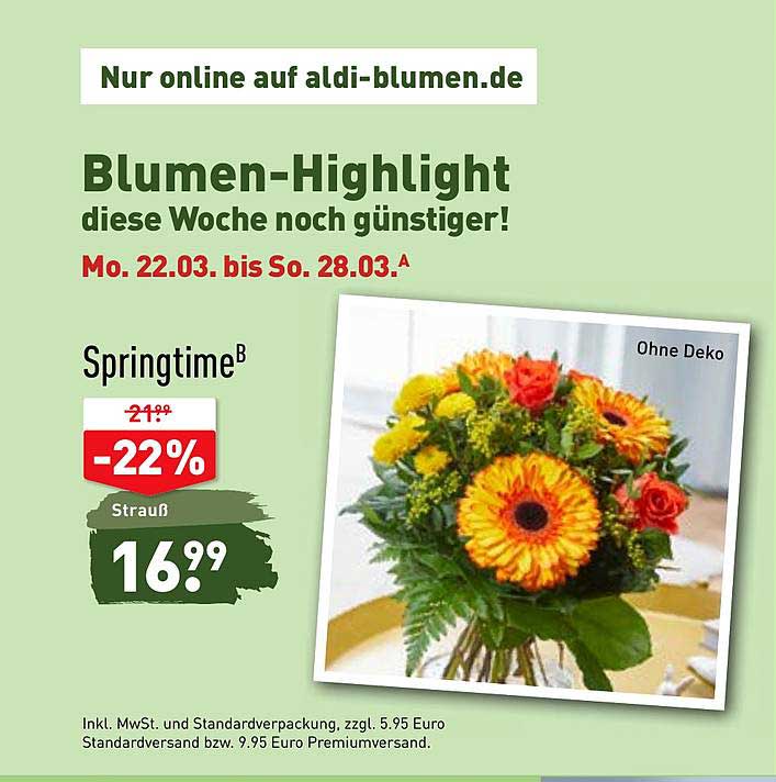 Blumenhighlight Angebot bei ALDI Nord 1Prospekte.de