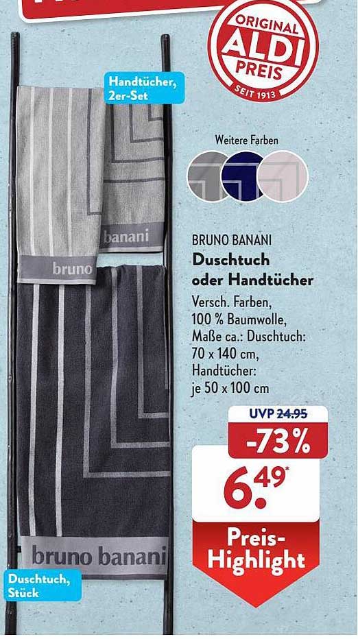 Handtucher Bruno Banani
