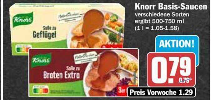 Hit Knorr Basis-saucen