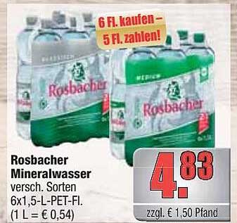 Alldrink Rosbacher Mineralwasser