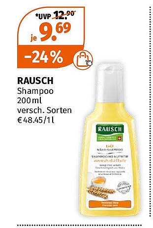 Rausch Shampoo Angebot bei Mueller