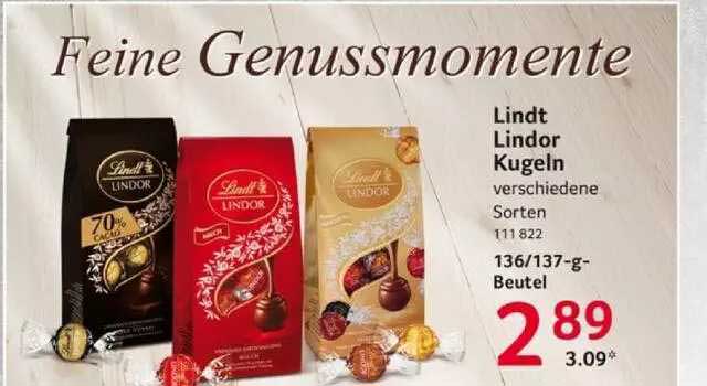 Lindt Lindor Kugeln Angebot bei Selgros - 1Prospekte.de