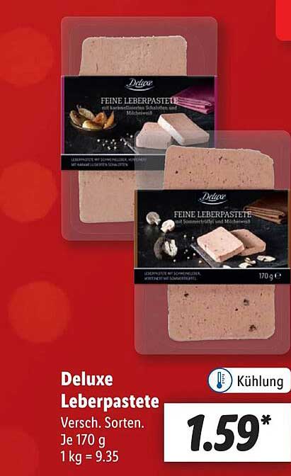 Deluxe Leberpastete Angebot bei Lidl - 1Prospekte.de