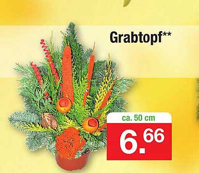 Grabvaseneinsatz /Blumentopf Mit Künstlicher Blauer Lilie