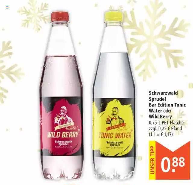 Schwarzwald Sprudel Bar Edition Tonic Water Oder Wild Berry Angebot bei ...