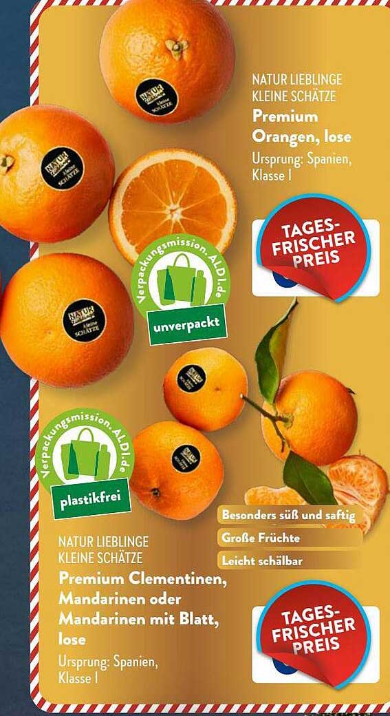 Natur Lieblinge Kleine Schätze Premium Clementinen, Mandarinen Oder Mit ...