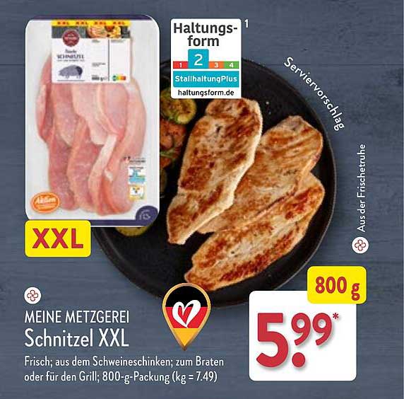 Meine Metzgerei Schnitzel XXL Angebot bei ALDI Nord - 1Prospekte.de Meine Metzgerei Schnitzel XXL Angebot bei ALDI Nord - 1Prospekte.de