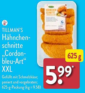 Cordon Bleu Hähnchen-schnitte Marken-Discount bei Angebot XXL Netto