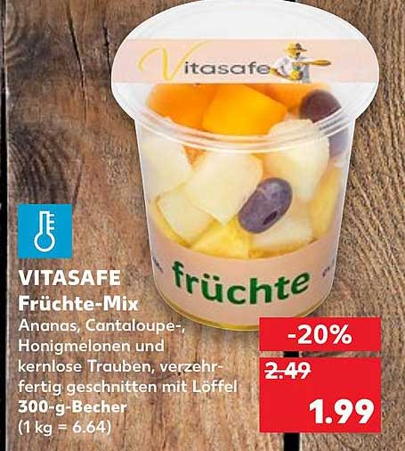 Vitasafe Früchte Mix Angebot bei Kaufland - 1Prospekte.de