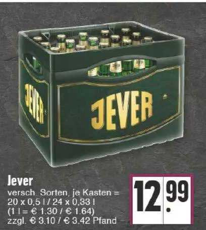 Jever Versch. Sorten Angebot bei EDEKA