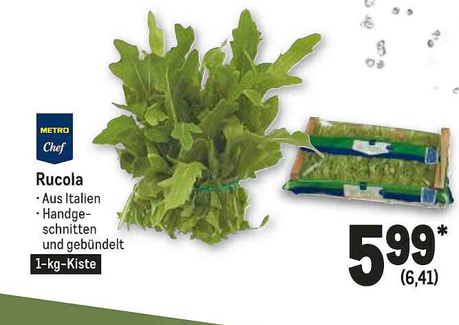 Chef. Select Rucola Metro Chef Rucola Angebot bei METRO - 1Prospekte.de