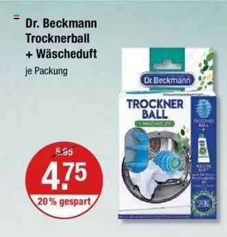 V-Markt Dr Beckmann Trocknerball + Wäscheduft