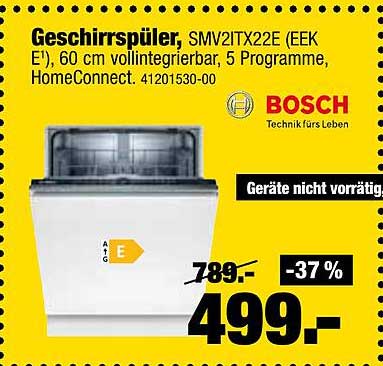SB Lagerkauf Geschirrspüler Bosch