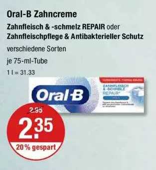 V-Markt Oral-b Zahncreme