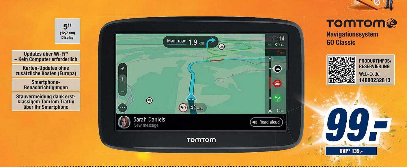 Tomtom Navigationssystem Go Classic Angebot bei Expert Bening