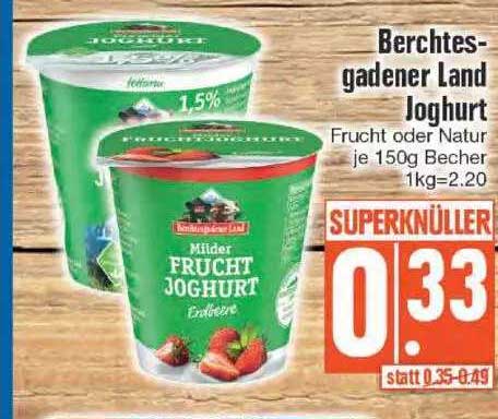 Berchtesgadener Land Joghurt Angebot bei EDEKA 1Prospekte.de