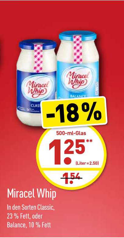 Miracel Whip Angebot bei ALDI Nord - 1Prospekte.de