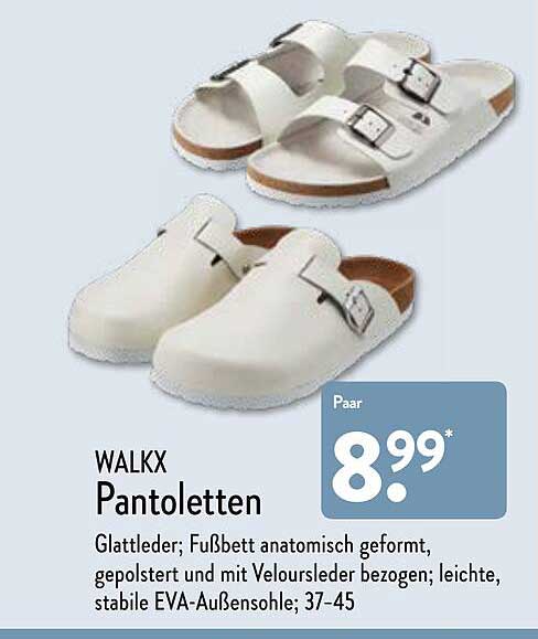 walkx pantoletten aldi