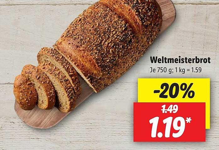 Weltmeisterbrot Angebot bei Lidl