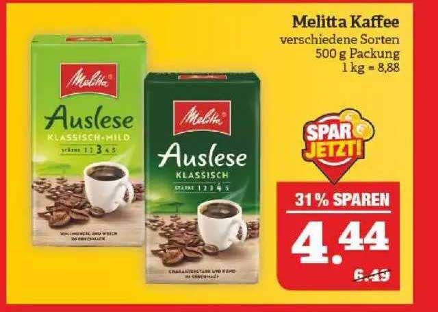 Melitta Kaffee Angebot bei Marktkauf 1Prospekte.de