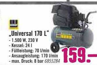 Hornbach „universal 170 L“ Kompressor