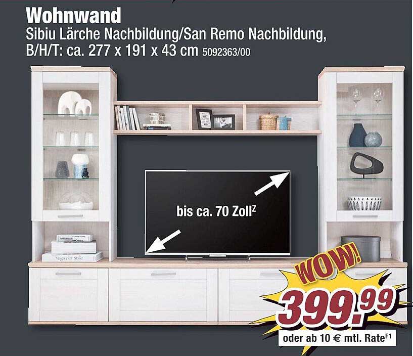 Wohnwand Angebot bei POCO 1Prospekte.de