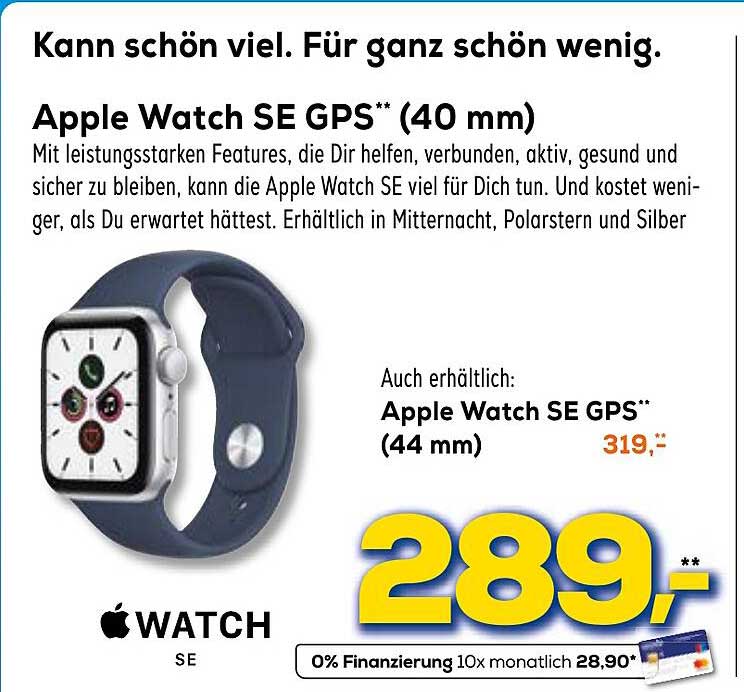 apple watch se gps 40mm