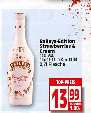 Elli Markt Baileys-edition Strawberries & Cream