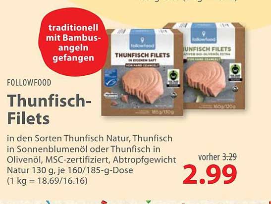 Basic Followfood Thunfisch-filets