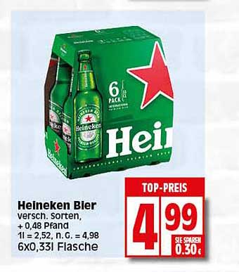 Elli Markt Heineken Bier