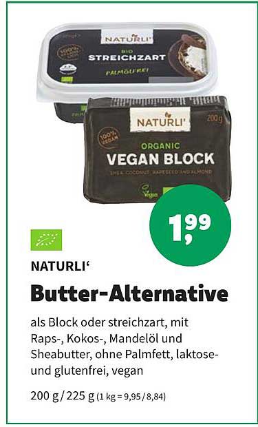 Erdi Biomarkt Naturli' Butter-alternative