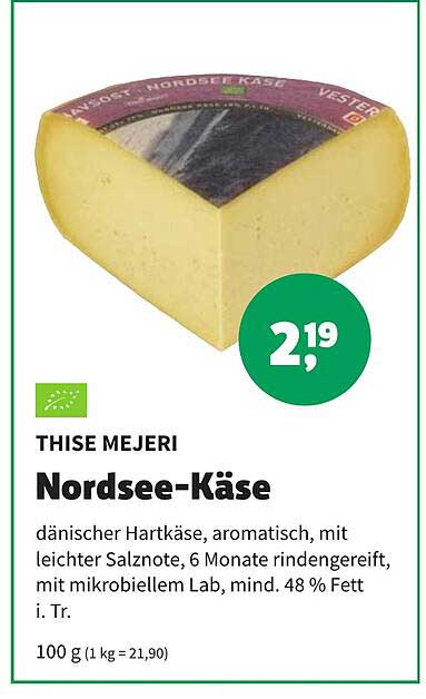 Erdi Biomarkt Thise Mejeri Nordsee-käse