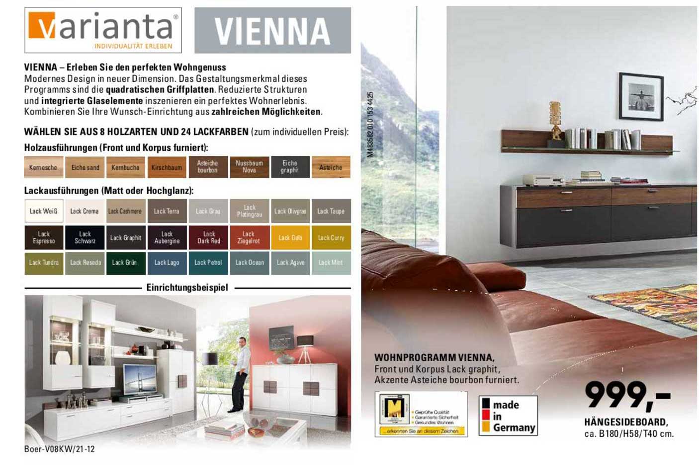 Möbel Boer Varianta Vienna Wohnprogramm